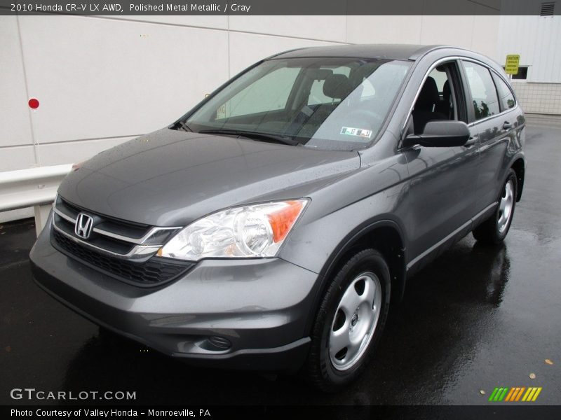 Polished Metal Metallic / Gray 2010 Honda CR-V LX AWD