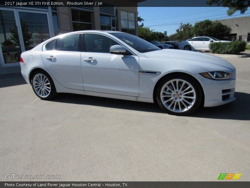 Rhodium Silver / Jet 2017 Jaguar XE 35t First Edition