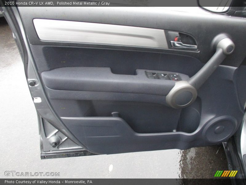 Polished Metal Metallic / Gray 2010 Honda CR-V LX AWD
