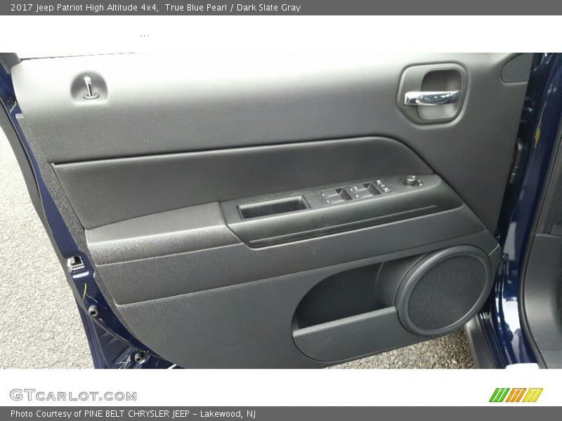 True Blue Pearl / Dark Slate Gray 2017 Jeep Patriot High Altitude 4x4