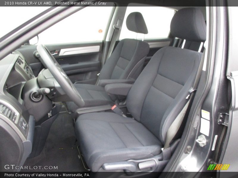 Polished Metal Metallic / Gray 2010 Honda CR-V LX AWD