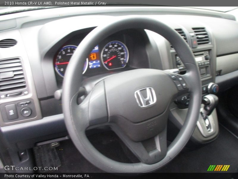 Polished Metal Metallic / Gray 2010 Honda CR-V LX AWD