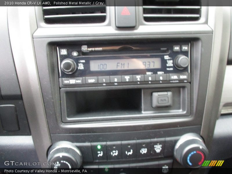 Polished Metal Metallic / Gray 2010 Honda CR-V LX AWD