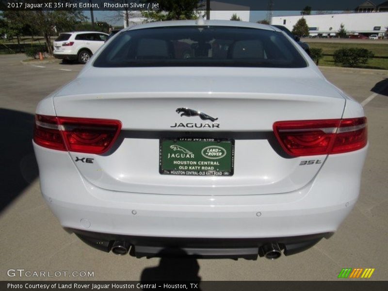 Rhodium Silver / Jet 2017 Jaguar XE 35t First Edition