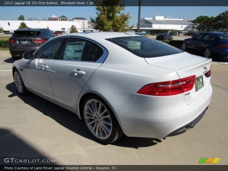 Rhodium Silver / Jet 2017 Jaguar XE 35t First Edition