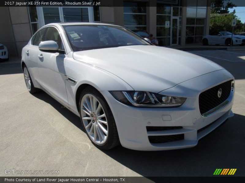 Rhodium Silver / Jet 2017 Jaguar XE 35t First Edition
