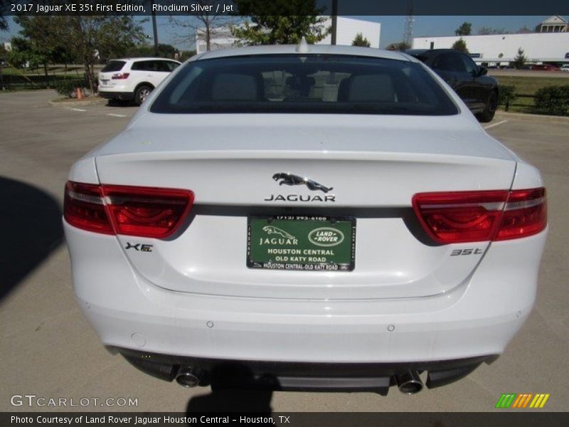 Rhodium Silver / Jet 2017 Jaguar XE 35t First Edition