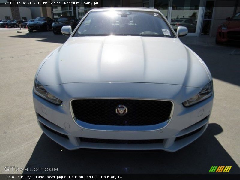 Rhodium Silver / Jet 2017 Jaguar XE 35t First Edition
