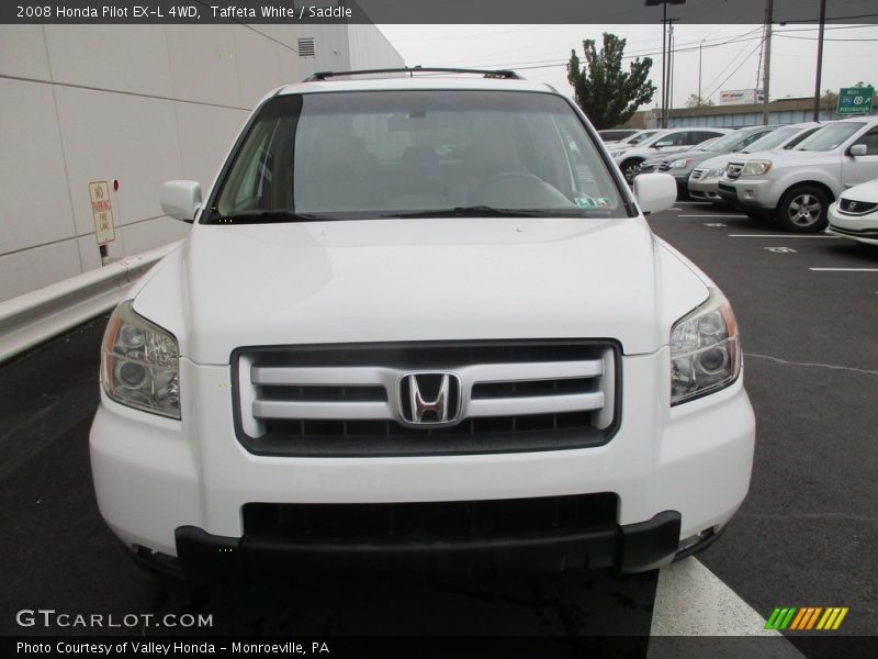 Taffeta White / Saddle 2008 Honda Pilot EX-L 4WD