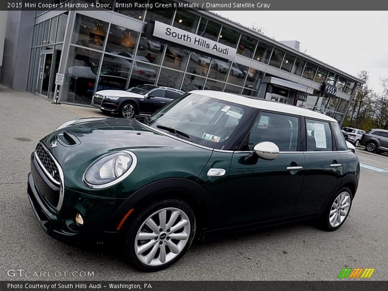 British Racing Green II Metallic / Diamond Satellite Gray 2015 Mini Cooper S Hardtop 4 Door