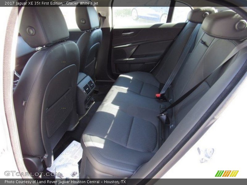 Rear Seat of 2017 XE 35t First Edition