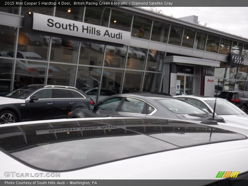 British Racing Green II Metallic / Diamond Satellite Gray 2015 Mini Cooper S Hardtop 4 Door