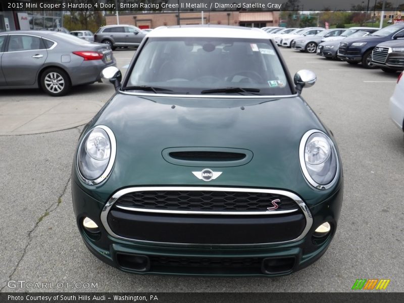 British Racing Green II Metallic / Diamond Satellite Gray 2015 Mini Cooper S Hardtop 4 Door