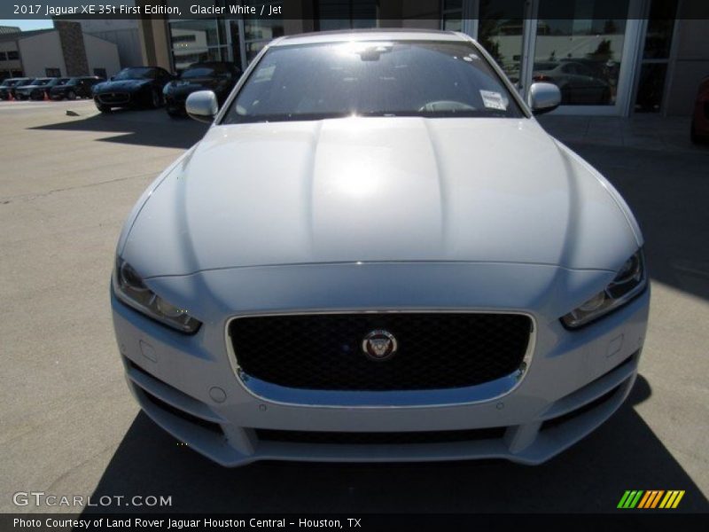 Glacier White / Jet 2017 Jaguar XE 35t First Edition