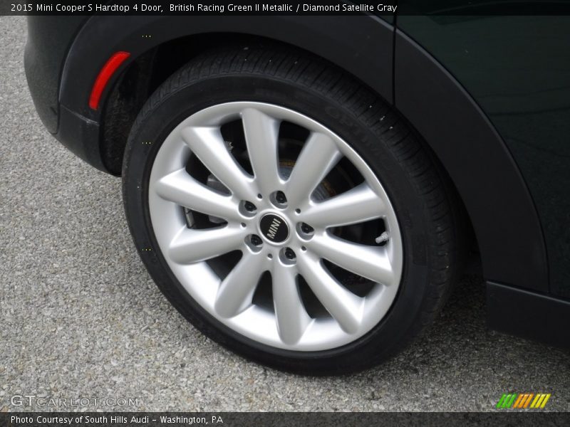 British Racing Green II Metallic / Diamond Satellite Gray 2015 Mini Cooper S Hardtop 4 Door