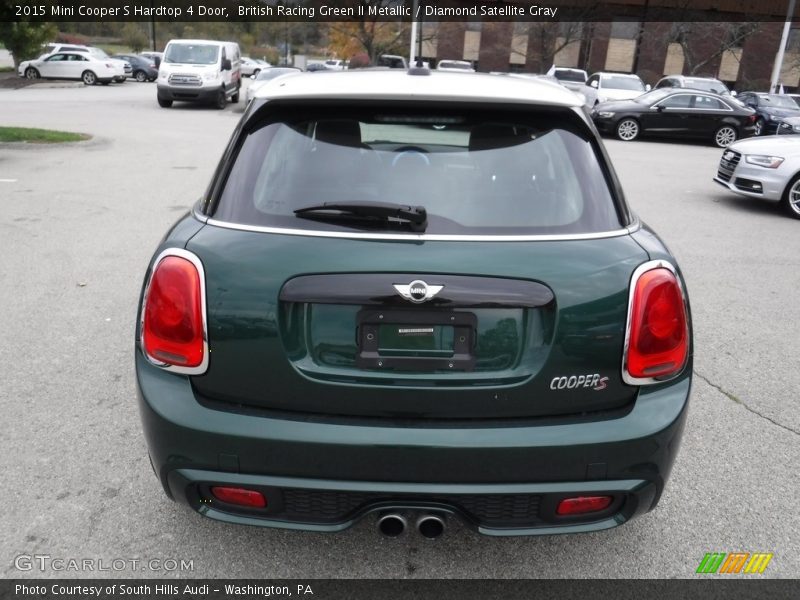 British Racing Green II Metallic / Diamond Satellite Gray 2015 Mini Cooper S Hardtop 4 Door