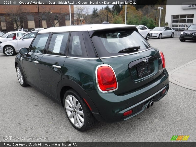 British Racing Green II Metallic / Diamond Satellite Gray 2015 Mini Cooper S Hardtop 4 Door