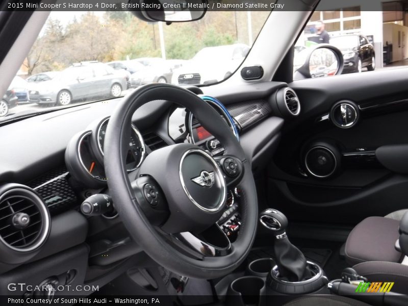 British Racing Green II Metallic / Diamond Satellite Gray 2015 Mini Cooper S Hardtop 4 Door