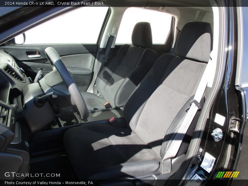 Crystal Black Pearl / Black 2014 Honda CR-V LX AWD