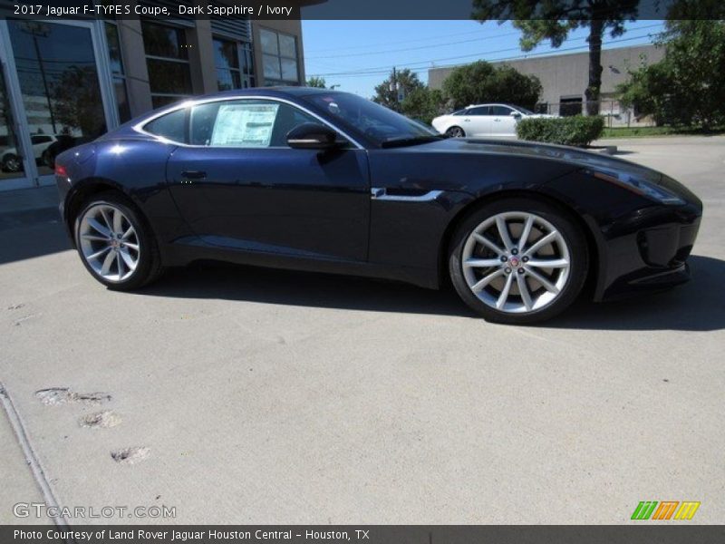 Dark Sapphire / Ivory 2017 Jaguar F-TYPE S Coupe