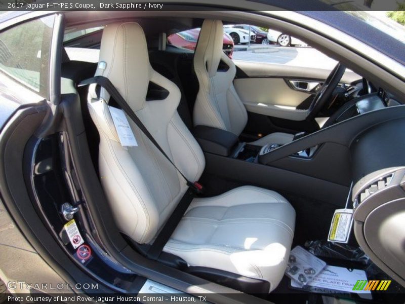 Front Seat of 2017 F-TYPE S Coupe