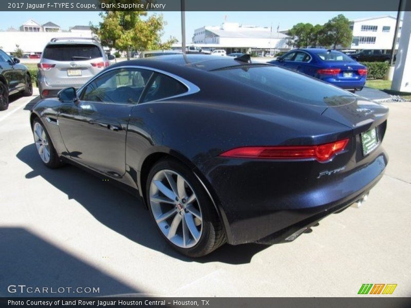 Dark Sapphire / Ivory 2017 Jaguar F-TYPE S Coupe
