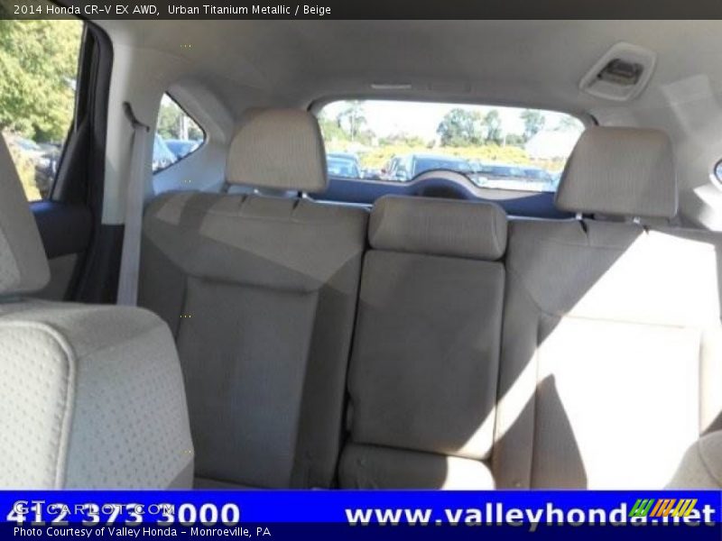 Urban Titanium Metallic / Beige 2014 Honda CR-V EX AWD