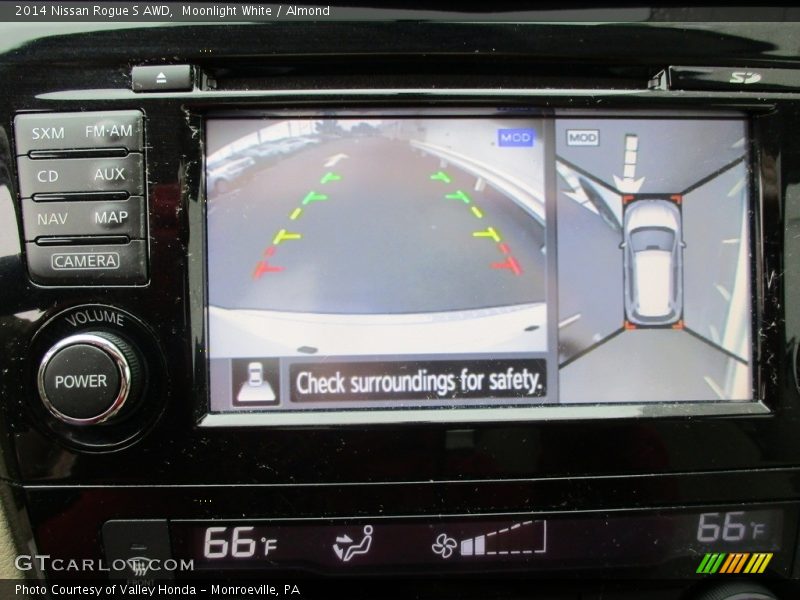 Moonlight White / Almond 2014 Nissan Rogue S AWD