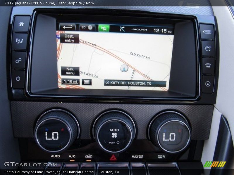 Dark Sapphire / Ivory 2017 Jaguar F-TYPE S Coupe