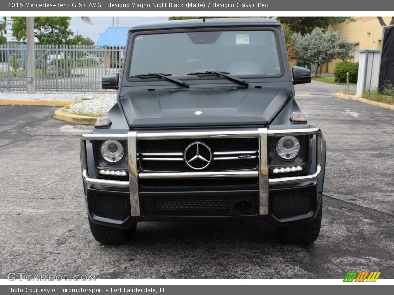 designo Magno Night Black (Matte) / designo Classic Red 2016 Mercedes-Benz G 63 AMG