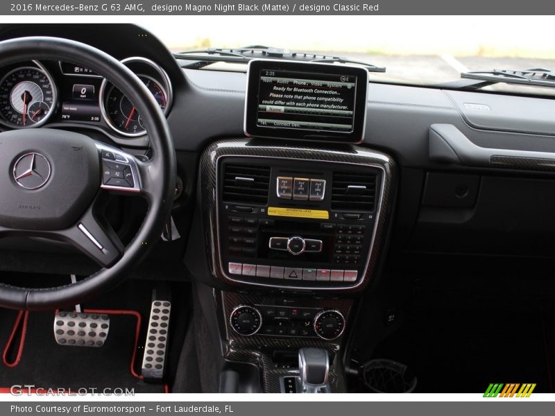 Controls of 2016 G 63 AMG
