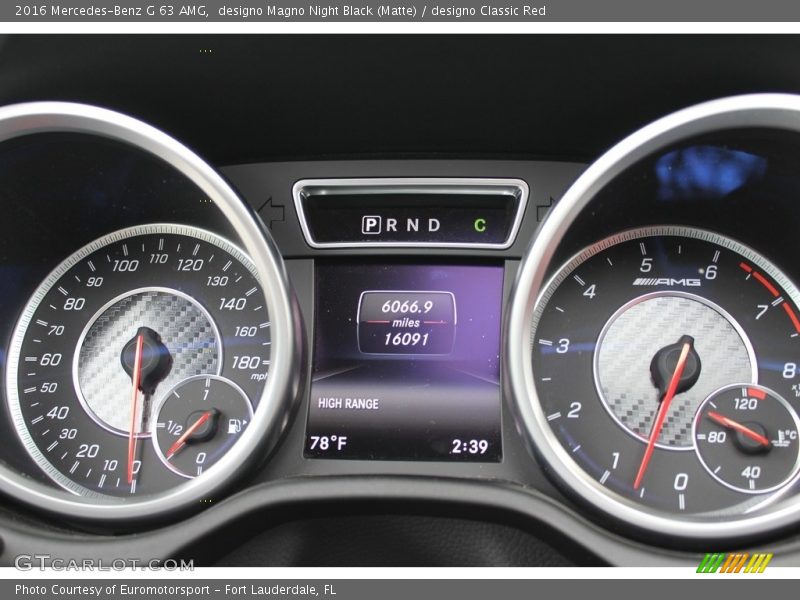  2016 G 63 AMG 63 AMG Gauges