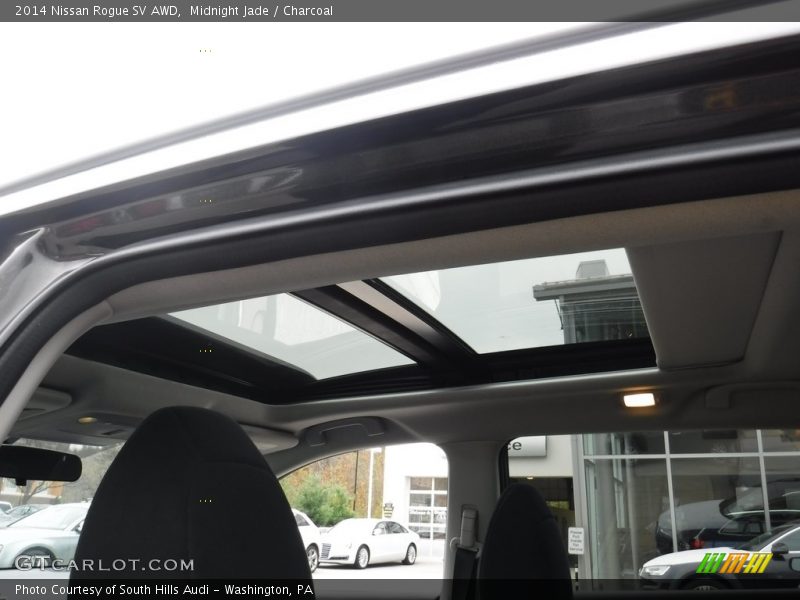 Midnight Jade / Charcoal 2014 Nissan Rogue SV AWD