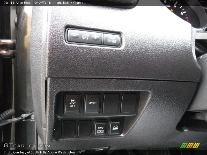 Midnight Jade / Charcoal 2014 Nissan Rogue SV AWD