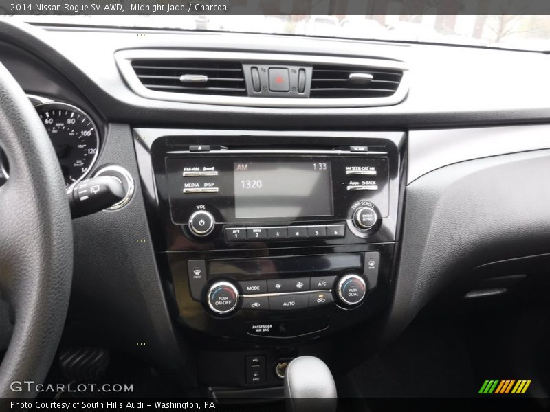 Midnight Jade / Charcoal 2014 Nissan Rogue SV AWD