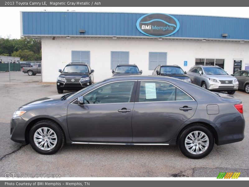 Magnetic Gray Metallic / Ash 2013 Toyota Camry LE