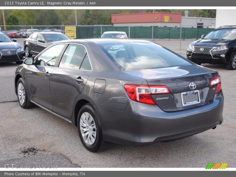 Magnetic Gray Metallic / Ash 2013 Toyota Camry LE