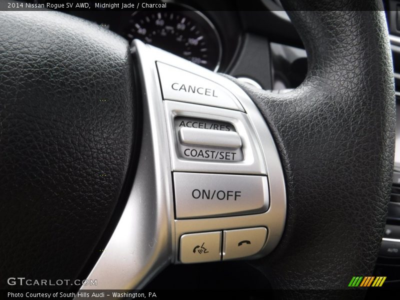 Midnight Jade / Charcoal 2014 Nissan Rogue SV AWD