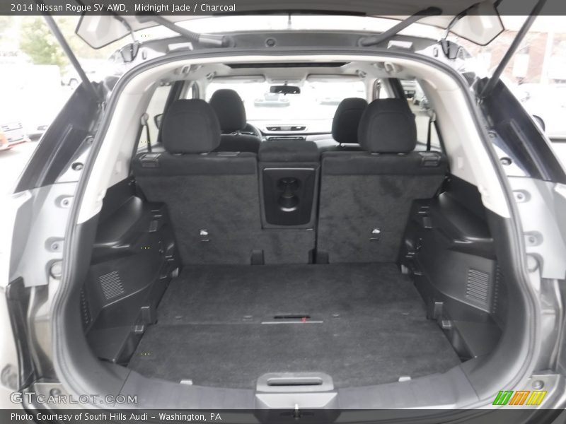 Midnight Jade / Charcoal 2014 Nissan Rogue SV AWD