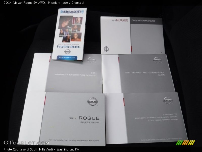 Midnight Jade / Charcoal 2014 Nissan Rogue SV AWD