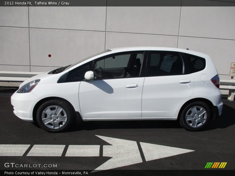 Taffeta White / Gray 2012 Honda Fit