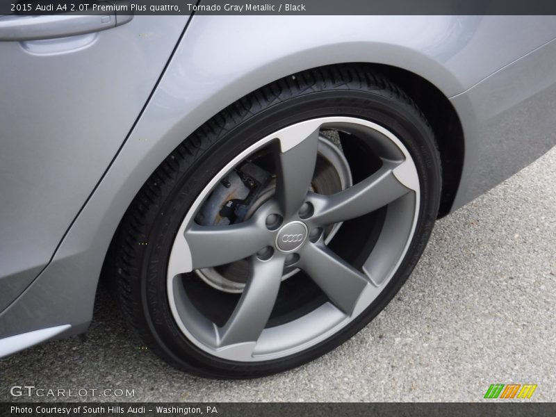 Tornado Gray Metallic / Black 2015 Audi A4 2.0T Premium Plus quattro