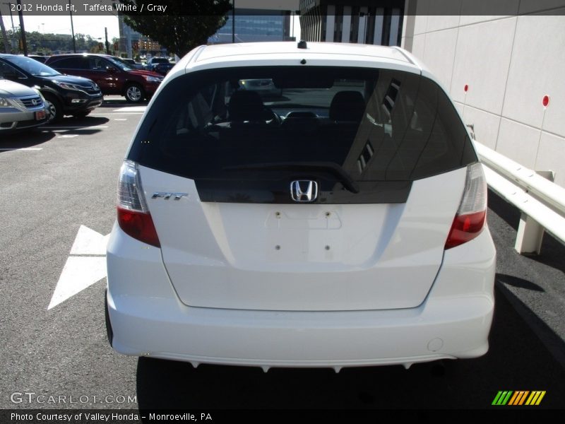 Taffeta White / Gray 2012 Honda Fit