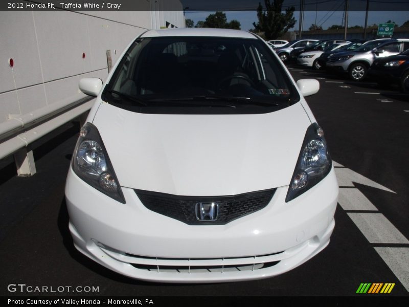 Taffeta White / Gray 2012 Honda Fit