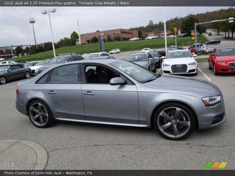 Tornado Gray Metallic / Black 2015 Audi A4 2.0T Premium Plus quattro