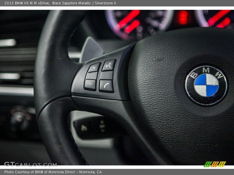 Black Sapphire Metallic / Silverstone II 2013 BMW X6 M M xDrive