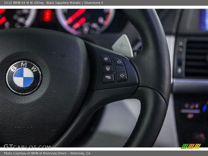 Black Sapphire Metallic / Silverstone II 2013 BMW X6 M M xDrive
