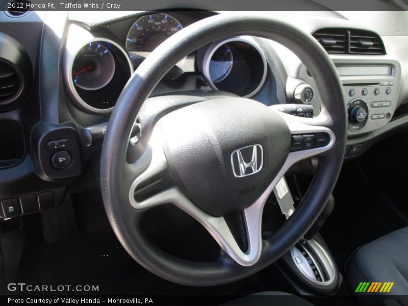 Taffeta White / Gray 2012 Honda Fit