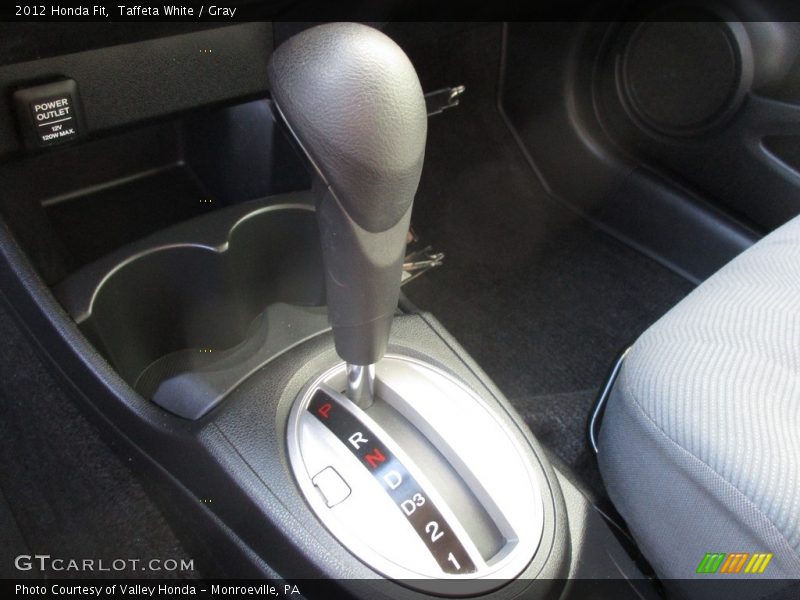 Taffeta White / Gray 2012 Honda Fit