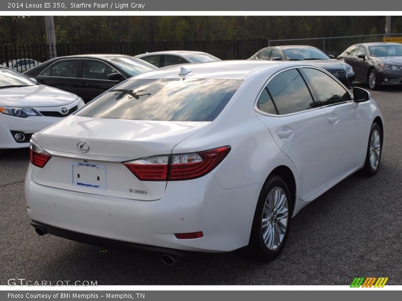 Starfire Pearl / Light Gray 2014 Lexus ES 350